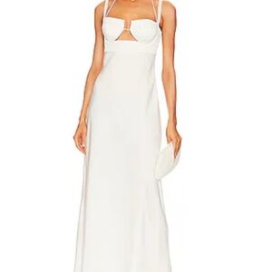 Anna October Veronique maxi dress ivory